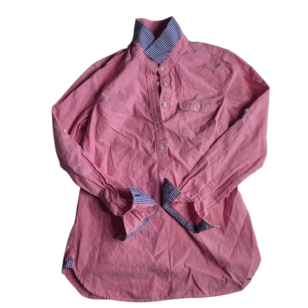 Vineyard Vines Cotton Long Sleeve Blouse Size 4